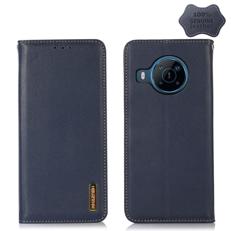 For Nokia X100 KHAZNEH Nappa Top Layer Cowhide Leather Phone Case(Blue) - Nokia Cases by PMC TechLife | Online Shopping South Africa | PMC TechLife | Buy Now Pay Later Mobicred