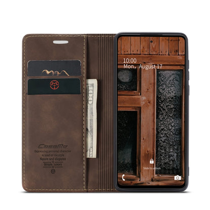 For Samsung Galaxy A73 5G CaseMe 013 Multifunctional Horizontal Flip Leather Phone Case(Coffee) - Galaxy Phone Cases by CaseMe | Online Shopping South Africa | PMC Jewellery | Buy Now Pay Later Mobicred