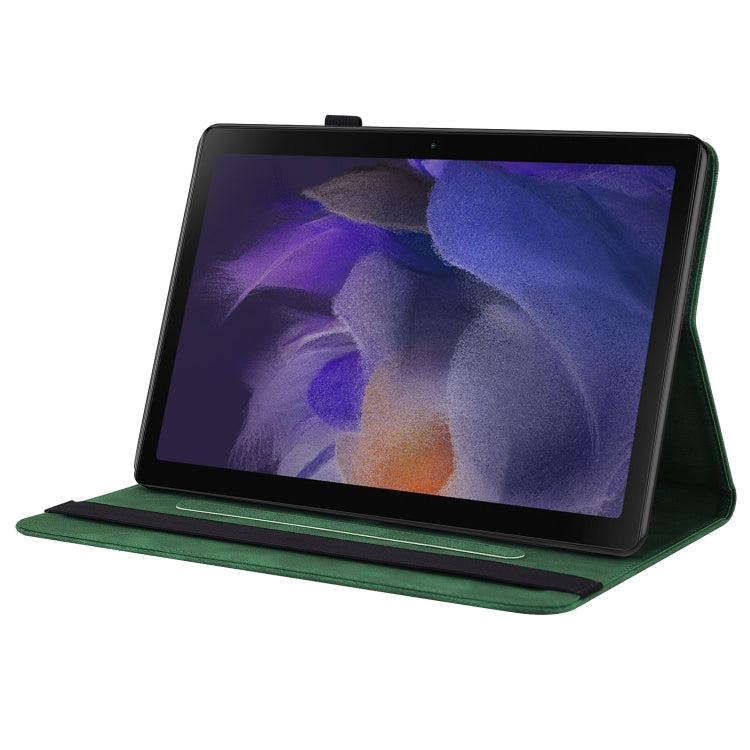 For Realme Pad Butterfly Flower Embossed Leather Tablet Case(Green) - Realme by PMC TechLife | Online Shopping South Africa | PMC TechLife | Buy Now Pay Later Mobicred