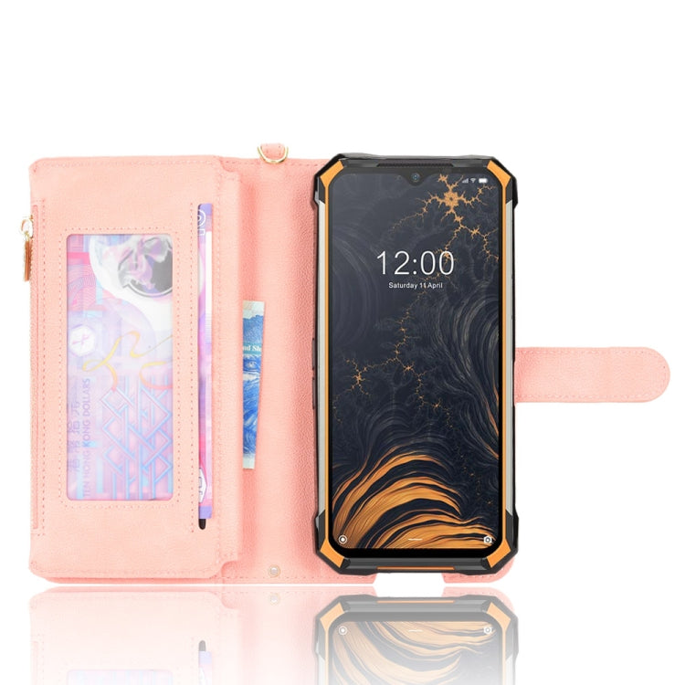 For Doogee S88 Pro / S88 Plus Litchi Texture Zipper Leather Phone Case(Pink) - Doogee Cases by PMC Jewellery | Online Shopping South Africa | PMC Jewellery | Buy Now Pay Later Mobicred