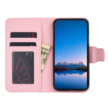 For Huawei Blackview A55 Pro Crystal Texture Leather Phone Case(Pink) - Huawei Cases by PMC Jewellery | Online Shopping South Africa | PMC Jewellery | Buy Now Pay Later Mobicred