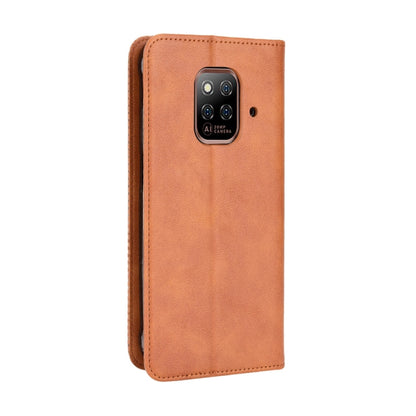 For Ulefone Power Armor 14 / 14 Pro Magnetic Buckle Retro Texture Leather Phone Case(Brown) - Ulefone Cases by PMC Jewellery | Online Shopping South Africa | PMC Jewellery | Buy Now Pay Later Mobicred