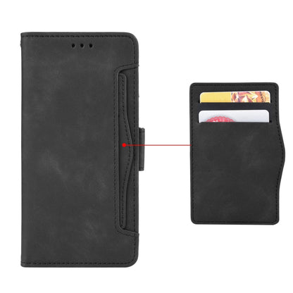 For Ulefone Armor X10 / X10 Pro Skin Feel Calf Texture Card Slots Leather Phone Case(Black) - Ulefone Cases by PMC Jewellery | Online Shopping South Africa | PMC Jewellery | Buy Now Pay Later Mobicred