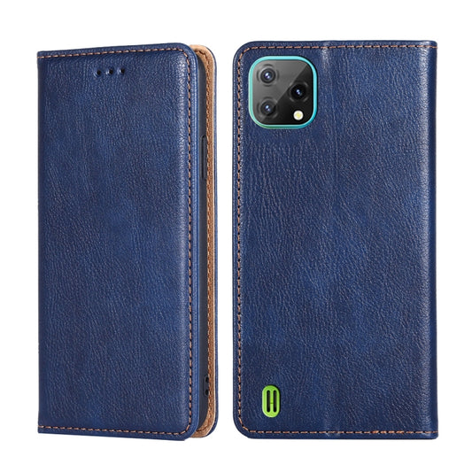 For Blackview A55 Pure Color Magnetic Leather Phone Case(Blue) - More Brand by PMC Jewellery | Online Shopping South Africa | PMC Jewellery | Buy Now Pay Later Mobicred