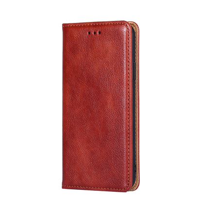 For Blackview A55 Pro Pure Color Magnetic Leather Phone Case(Brown) - More Brand by PMC Jewellery | Online Shopping South Africa | PMC Jewellery | Buy Now Pay Later Mobicred
