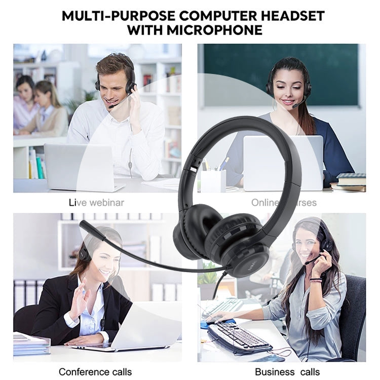 Anivia A7 3.5mm Traffic Wired Headset with Mic(Black) - Multimedia Headset by SADES | Online Shopping South Africa | PMC Jewellery | Buy Now Pay Later Mobicred