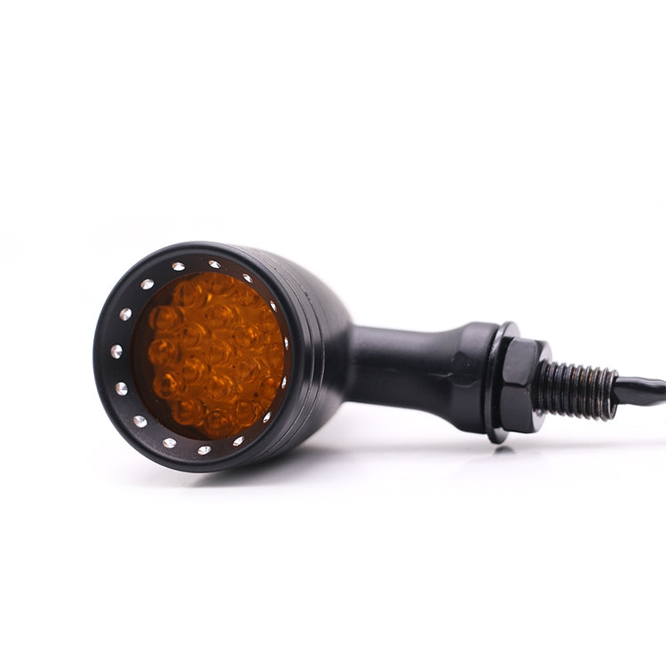 Z006 1 Pair 12V Modified Universal Motorcycle LED Turn Signal(Black) - Turn Signal by PMC TechLife | Online Shopping South Africa | PMC TechLife | Buy Now Pay Later Mobicred