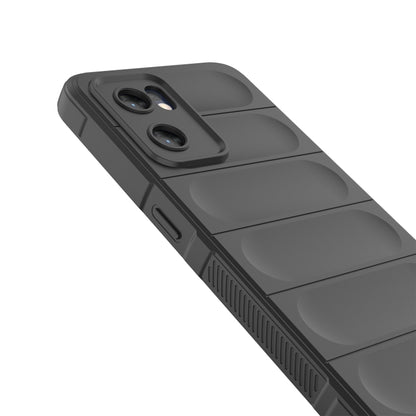 For OPPO Reno7 5G Global / Find X5 Lite Magic Shield TPU + Flannel Phone Case(Dark Blue) - OPPO Cases by PMC Jewellery | Online Shopping South Africa | PMC Jewellery | Buy Now Pay Later Mobicred