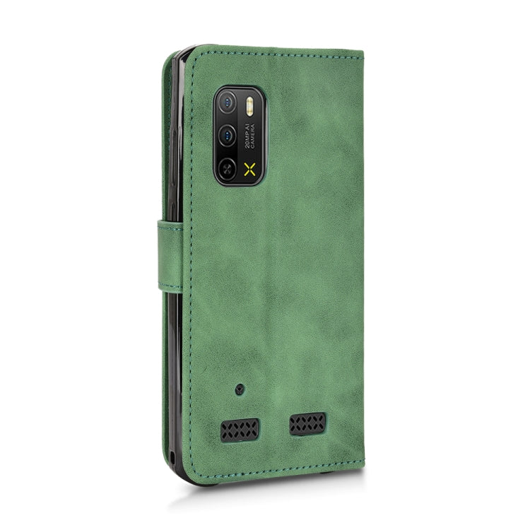 For Ulefone Armor X10 Skin Feel Magnetic Flip Leather Phone Case(Green) - Ulefone Cases by PMC Jewellery | Online Shopping South Africa | PMC Jewellery | Buy Now Pay Later Mobicred