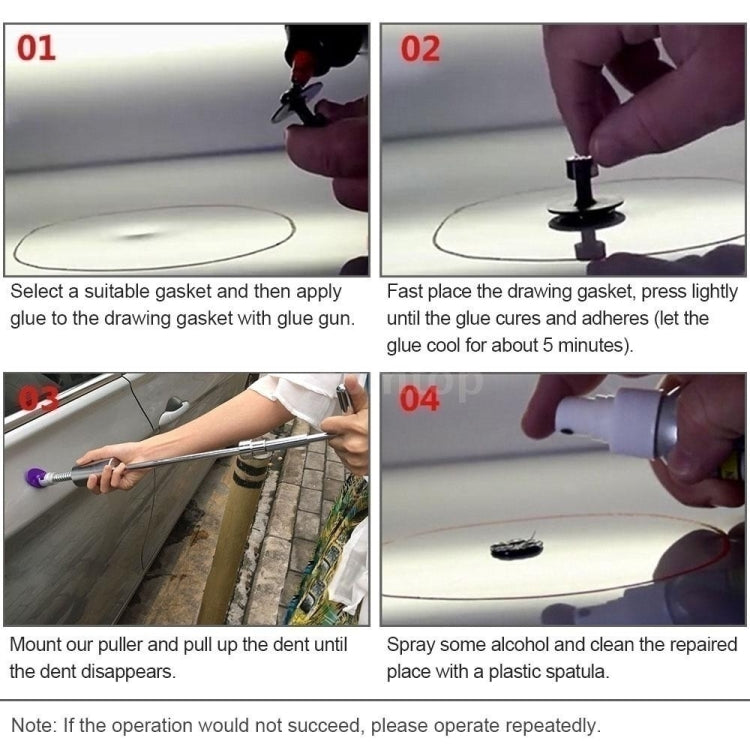D3 96 in 1 Car Paintless Dent Dings Repair Lifter Tools Kit, Plug Type:EU Plug - Sheet Metal Tools by PMC TechLife | Online Shopping South Africa | PMC TechLife | Buy Now Pay Later Mobicred