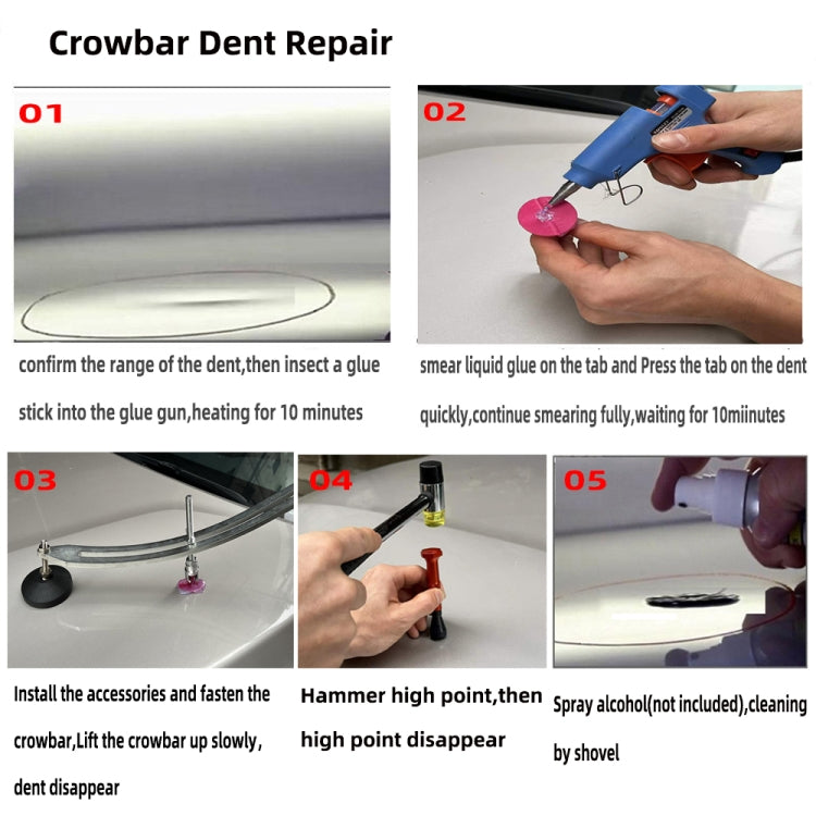 N5 104 in 1 Car Paintless Dent Removal Fender Damage Repair Puller Lifter, Plug Type:EU Plug - Sheet Metal Tools by PMC TechLife | Online Shopping South Africa | PMC TechLife | Buy Now Pay Later Mobicred