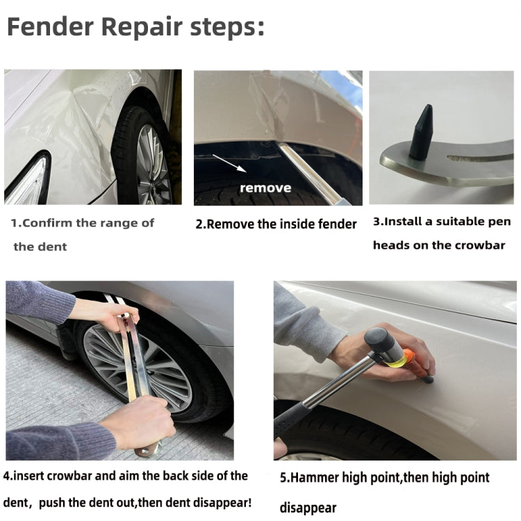 N5 104 in 1 Car Paintless Dent Removal Fender Damage Repair Puller Lifter, Plug Type:US Plug - Sheet Metal Tools by PMC TechLife | Online Shopping South Africa | PMC TechLife | Buy Now Pay Later Mobicred