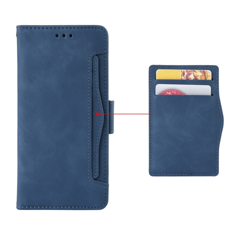 For Blackview A50 Skin Feel Calf Pattern Leather Phone Case(Blue) - More Brand by PMC TechLife | Online Shopping South Africa | PMC TechLife | Buy Now Pay Later Mobicred