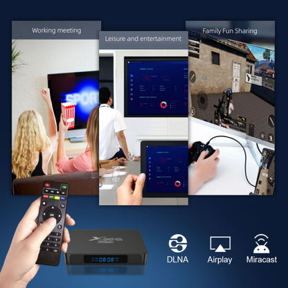 X96Q PRO 4K Smart TV BOX Android 10.0 Media Player, Allwinner H313 Quad Core ARM Cortex A53, RAM: 2GB, ROM: 16GB, Plug Type:EU Plug - Others by PMC Jewellery | Online Shopping South Africa | PMC Jewellery | Buy Now Pay Later Mobicred