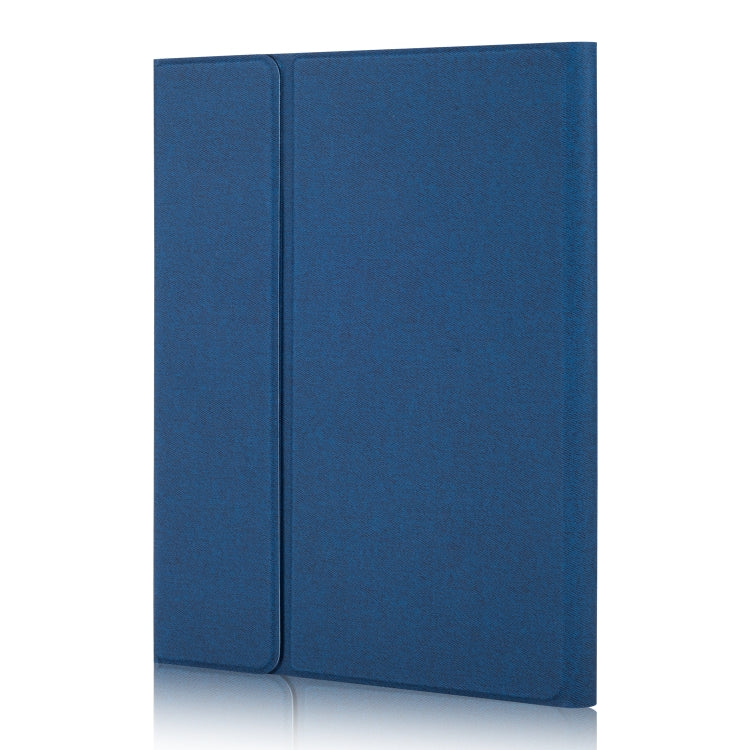 RK11C Detachable Touch Bluetooth Keyboard TPU Horizontal Flip Leather Tablet Case for iPad Pro 11 2020 / 2018 with Holder & Pen Slot(Blue) - free shipping - PMC TechLife - Order now!