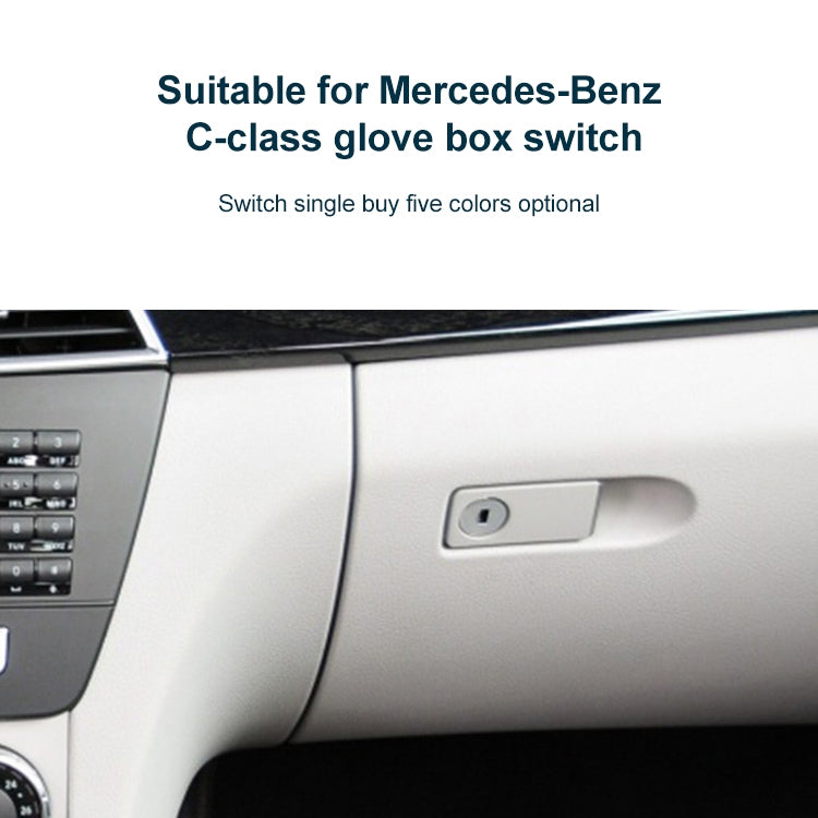 Car Glove Box Handle Switch for Mercedes-Benz W212 2008-2014, Left Driving(Grey) - Door Handles by PMC Jewellery | Online Shopping South Africa | PMC Jewellery | Buy Now Pay Later Mobicred