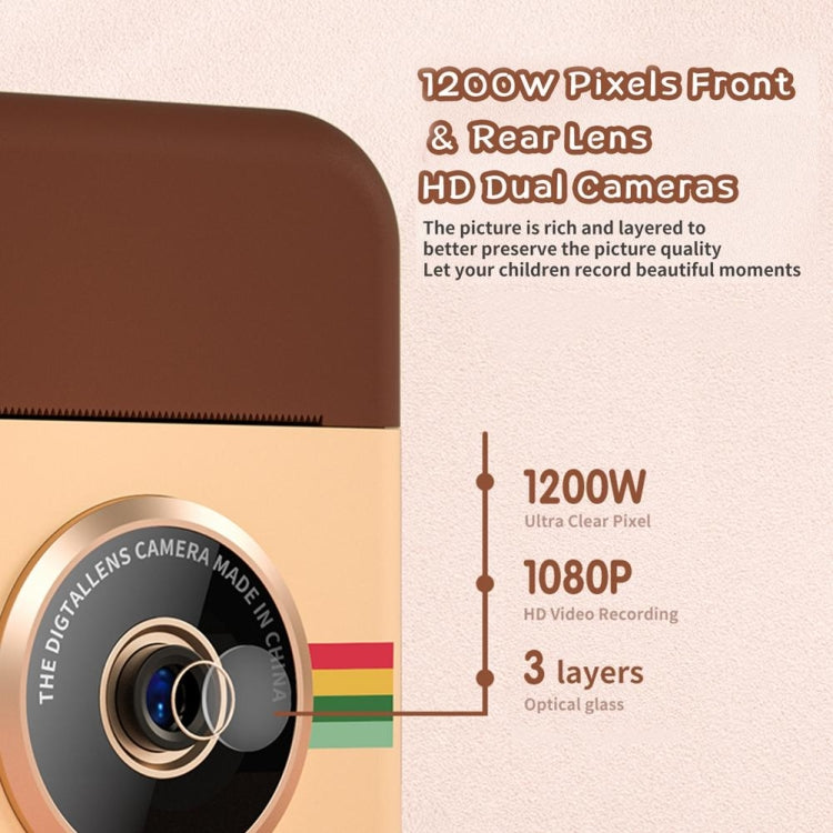 No Memory Card CP08 2.4 inch IPS HD Screen Children Instant Camera - Children Cameras by PMC Jewellery | Online Shopping South Africa | PMC Jewellery | Buy Now Pay Later Mobicred