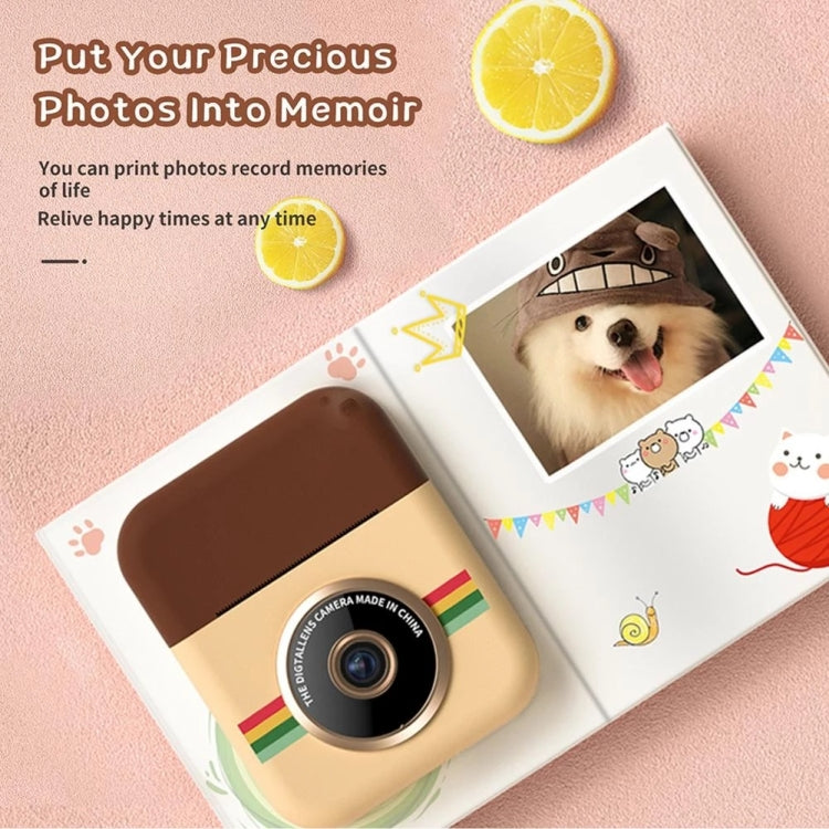No Memory Card CP08 2.4 inch IPS HD Screen Children Instant Camera - Children Cameras by PMC TechLife | Online Shopping South Africa | PMC TechLife | Buy Now Pay Later Mobicred