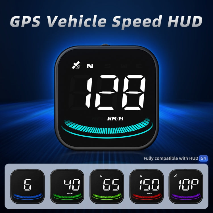 G4 Head Up Display Car Speedometer Smart Digital Alarm Reminder GPS HUD - Head Up Display System by PMC Jewellery | Online Shopping South Africa | PMC Jewellery | Buy Now Pay Later Mobicred