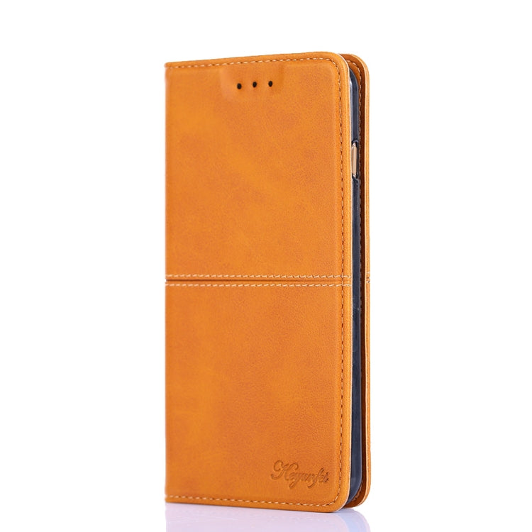 For Doogee X96 Pro Cow Texture Magnetic Horizontal Flip Leather Phone Case(Light Brown) - Doogee Cases by PMC Jewellery | Online Shopping South Africa | PMC Jewellery | Buy Now Pay Later Mobicred