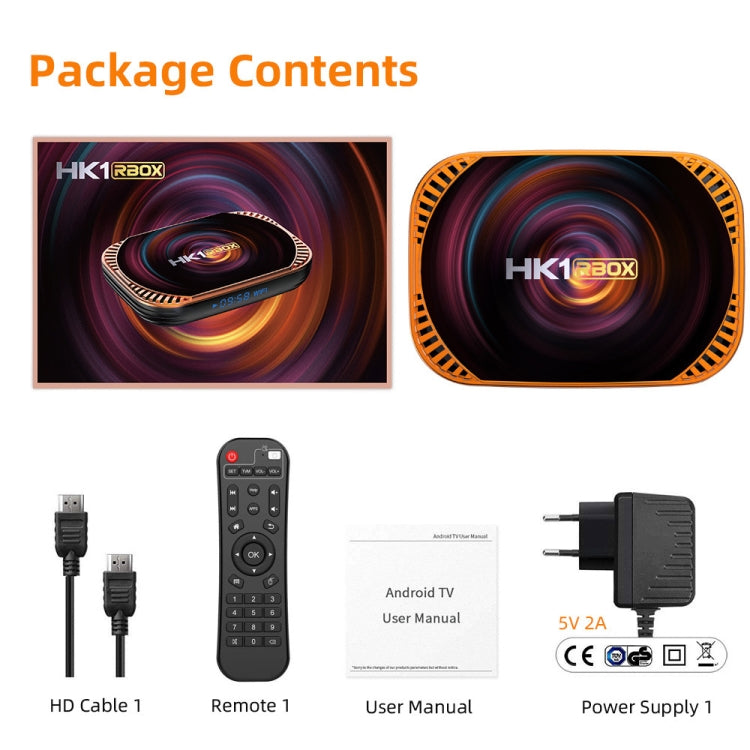 MECOOL HK1RBOX X4 4K TV Box, Android 11 Amlogic S905X4 CPU with RC 4GB+64GB(EU Plug) - Amlogic S905 by MECOOL | Online Shopping South Africa | PMC Jewellery | Buy Now Pay Later Mobicred