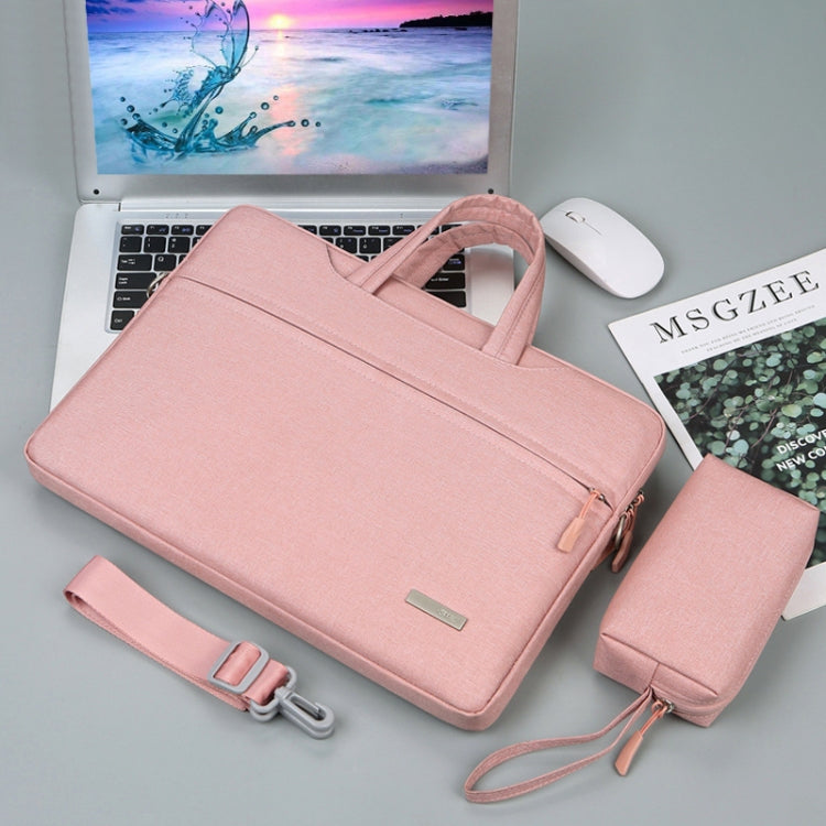 Handbag Laptop Bag Inner Bag with Shoulder Strap/Power Bag, Size:16.1 inch(Pink) - Other by PMC Jewellery | Online Shopping South Africa | PMC Jewellery | Buy Now Pay Later Mobicred