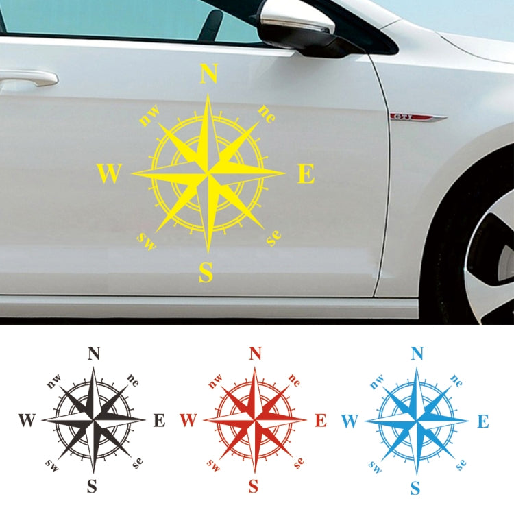 D-366 Compass Pattern Car Modified Decorative Sticker(White) - Decorative Sticker by PMC TechLife | Online Shopping South Africa | PMC TechLife | Buy Now Pay Later Mobicred