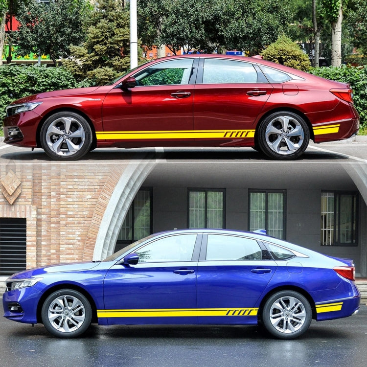 D-655 Universal Car Modified Decorative Sticker(Yellow) - free shipping - PMC Jewellery - Order now!