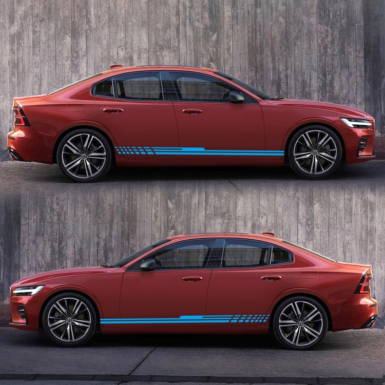 D-730 Stripe Pattern Car Modified Decorative Sticker(Blue) - Decorative Sticker by PMC Jewellery | Online Shopping South Africa | PMC Jewellery | Buy Now Pay Later Mobicred