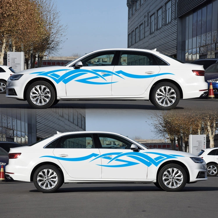 2 PCS/Set D-731 Totem Pattern Car Modified Decorative Sticker(Blue) - Decorative Sticker by PMC TechLife | Online Shopping South Africa | PMC TechLife | Buy Now Pay Later Mobicred