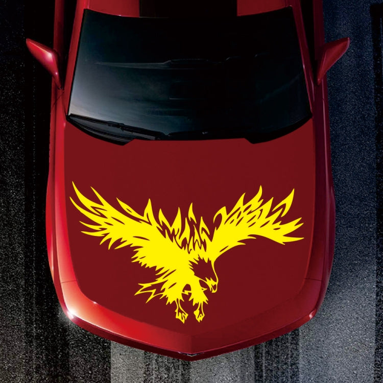 D-733 Eagle Pattern Car Modified Hood Decorative Sticker(Yellow) - Decorative Sticker by PMC TechLife | Online Shopping South Africa | PMC TechLife | Buy Now Pay Later Mobicred