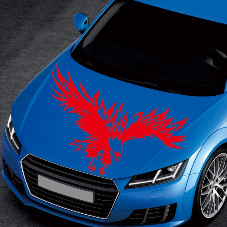 D-733 Eagle Pattern Car Modified Hood Decorative Sticker(Red) - Decorative Sticker by PMC TechLife | Online Shopping South Africa | PMC TechLife | Buy Now Pay Later Mobicred