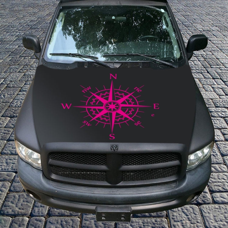 D-863 Compass Pattern Car Modified Decorative Sticker(Purple) - Decorative Sticker by PMC TechLife | Online Shopping South Africa | PMC TechLife | Buy Now Pay Later Mobicred
