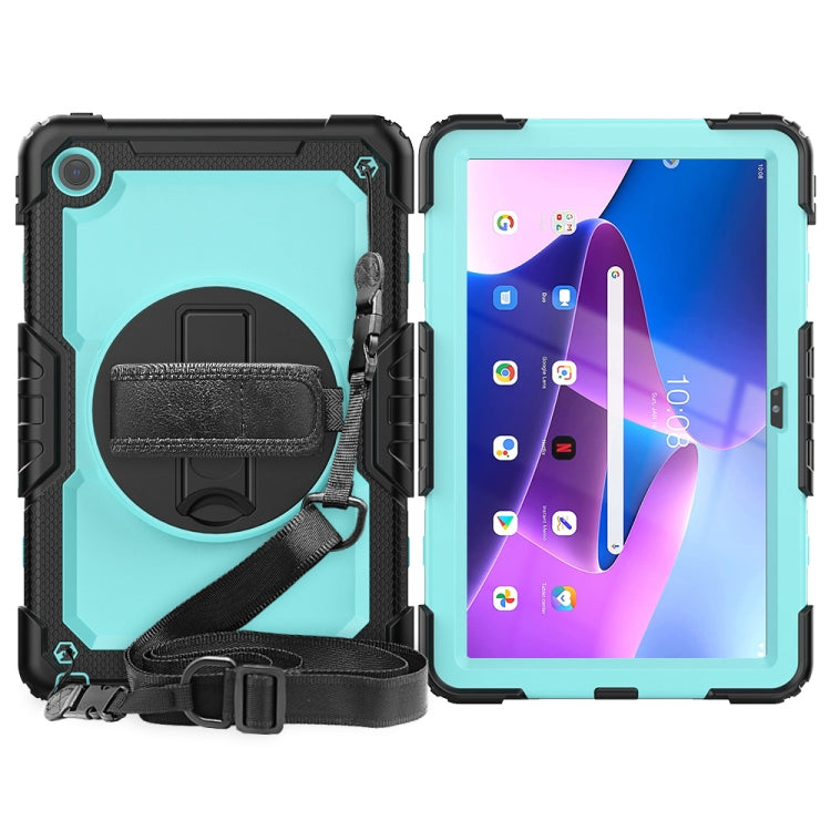 For Lenovo Tab M10 Plus 10.6 3rd Gen 2022 Silicone + PC Tablet Case(Light Blue + Black) - Lenovo by PMC TechLife | Online Shopping South Africa | PMC TechLife | Buy Now Pay Later Mobicred