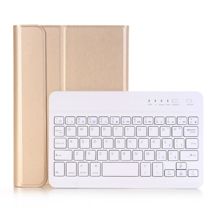 A290 For Galaxy Tab A 8.0 T290 / T295 (2019) Detachable Bluetooth Keyboard Leather Tablet Case with Stand Function(Gold) - Samsung Keyboard by PMC Jewellery | Online Shopping South Africa | PMC Jewellery