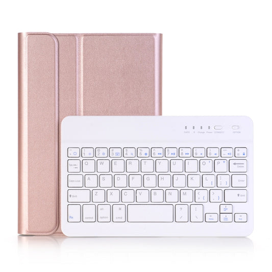 A290 For Galaxy Tab A 8.0 T290 / T295 (2019) Detachable Bluetooth Keyboard Leather Tablet Case with Stand Function(Rose Gold) - Samsung Keyboard by PMC Jewellery | Online Shopping South Africa | PMC Jewellery