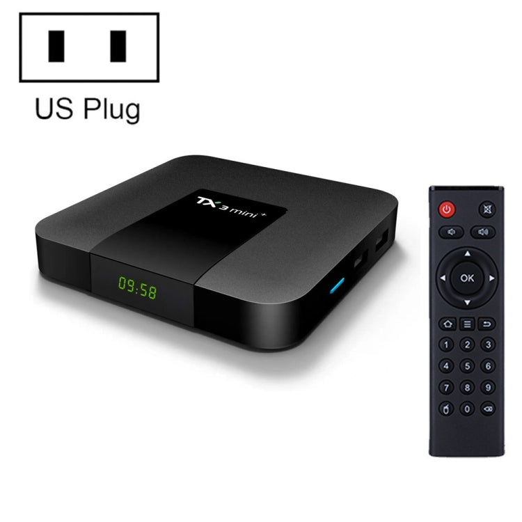 TX3 mini+  Android 11.0 Smart TV Box, Amlogic S905W2 Quad Core, Memory:2GB+16GB, 2.4GHz / 5GHz WiFi(US Plug) - Amlogic S905 by PMC TechLife | Online Shopping South Africa | PMC TechLife | Buy Now Pay Later Mobicred