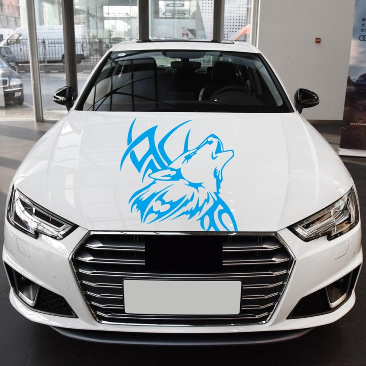 D-967 Wolf Tribe Pattern Car Modified Decorative Sticker(Blue) - Decorative Sticker by PMC TechLife | Online Shopping South Africa | PMC TechLife | Buy Now Pay Later Mobicred