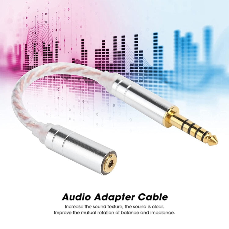 ZS0156 Balanced Inter-conversion Audio Cable(4.4 Balanced Male to 3.5 Balanced Female) - Headset Accessories by PMC Jewellery | Online Shopping South Africa | PMC Jewellery | Buy Now Pay Later Mobicred