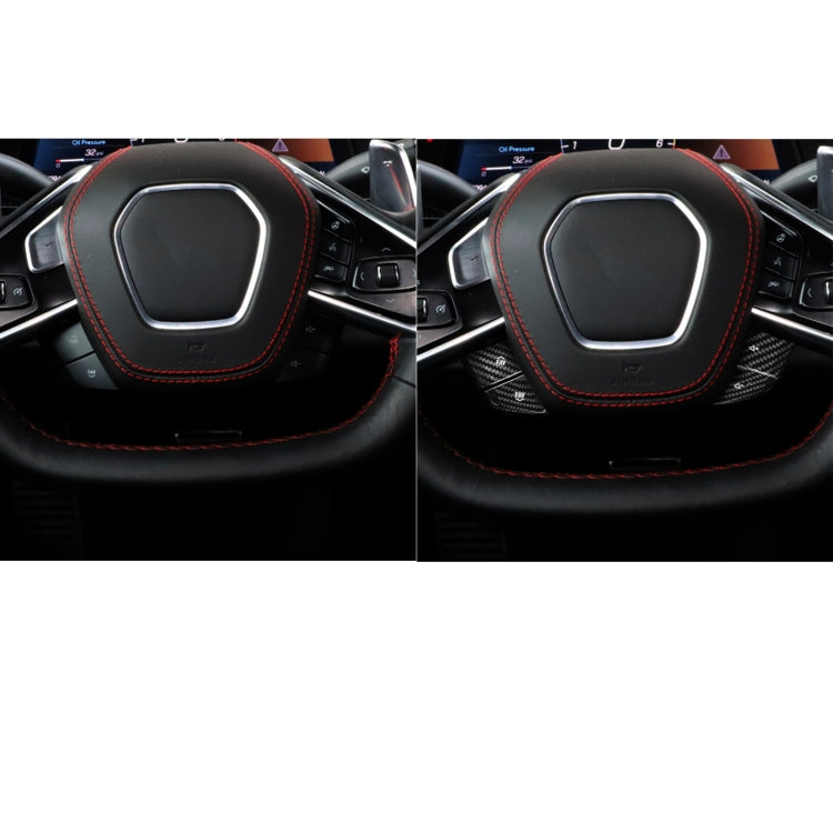 Car Steering Wheel Below Buttons for Chevrolet Corvette C8 2020-2021(White) - Steering Wheel Accessories by PMC TechLife | Online Shopping South Africa | PMC TechLife | Buy Now Pay Later Mobicred