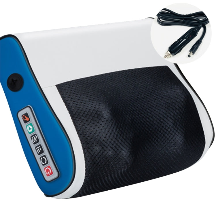 Multifunctional Hot Compress Neck Massager Car Cervical Spine Massage Pillow(Blue Six Keys) - Seat Accessories by PMC TechLife | Online Shopping South Africa | PMC TechLife | Buy Now Pay Later Mobicred