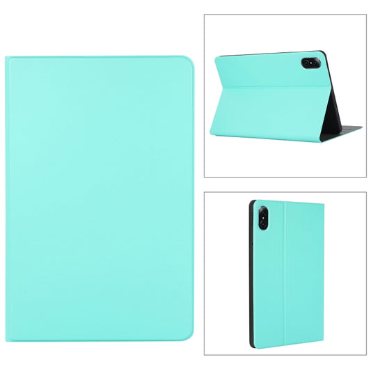 For Honor Pad 8 Voltage Elastic Texture Horizontal Flip Leather Case with Holder(Mint Green) - Honor by PMC Jewellery | Online Shopping South Africa | PMC Jewellery | Buy Now Pay Later Mobicred