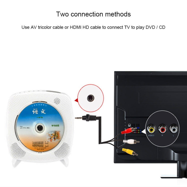 Kecag KC-609 Wall Mounted Home DVD Player Bluetooth CD Player, Specification:CD Version + Not Connected to TV + Charging Version(Blue) - free shipping - PMC Jewellery - Order now!