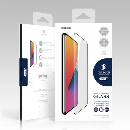 For iPhone 14 Plus / 13 Pro Max 10pcs DUX DUCIS 0.33mm 9H Medium Alumina Tempered Glass Film(Black) - iPhone 14 Plus Tempered Glass by DUX DUCIS | Online Shopping South Africa | PMC Jewellery | Buy Now Pay Later Mobicred