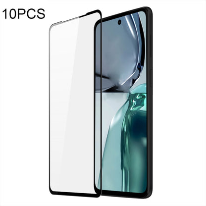 10 PCS For Motorola Moto G42 / G62 DUX DUCIS 0.33mm 9H Medium Alumina Tempered Glass Film(Black) - Motorola Tempered Glass by DUX DUCIS | Online Shopping South Africa | PMC Jewellery | Buy Now Pay Later Mobicred