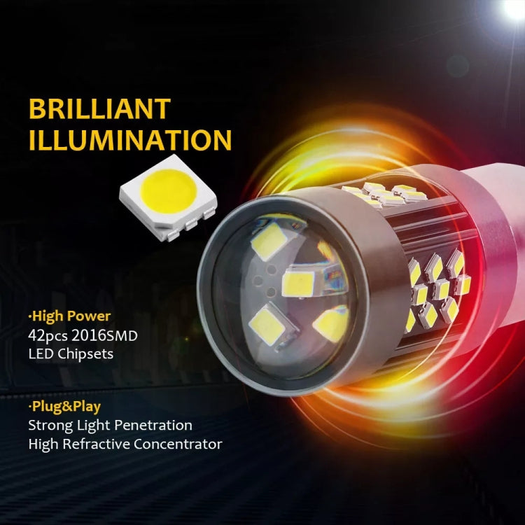 1 Pair 1157 12V 7W Strobe Car LED Fog Light(Ice Blue Light) - Fog / Driving Lights by PMC TechLife | Online Shopping South Africa | PMC TechLife | Buy Now Pay Later Mobicred