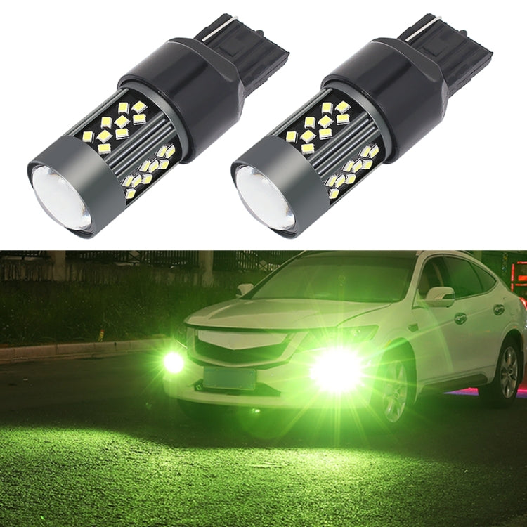 1 Pair 7440 12V 7W Strobe Car LED Fog Light(Lime Light) - Fog / Driving Lights by PMC Jewellery | Online Shopping South Africa | PMC Jewellery | Buy Now Pay Later Mobicred