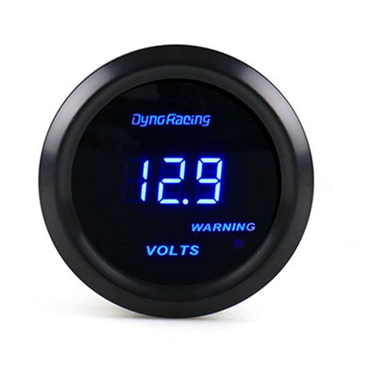 Car Modified 12V Universal 52mm Blue Light Digital Display Meter, Style:Voltmeter - Car Modification by PMC TechLife | Online Shopping South Africa | PMC TechLife | Buy Now Pay Later Mobicred