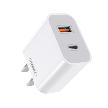 REMAX RP-U68 Speedy Series 20W USB+USB-C/Type-C Interface Fast Charger, Specification:CN Plug(White) - USB Charger by REMAX | Online Shopping South Africa | PMC Jewellery | Buy Now Pay Later Mobicred