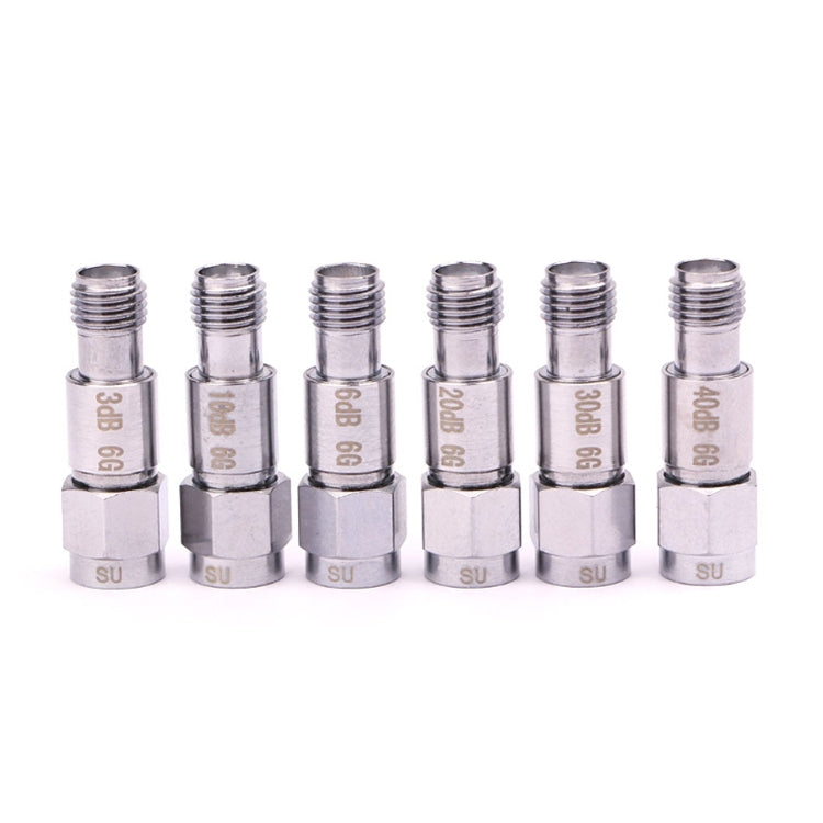 8dBi SMA Attenuator DC-6GHz SMA Coaxial Fixed Connectors - Connectors by PMC TechLife | Online Shopping South Africa | PMC TechLife | Buy Now Pay Later Mobicred
